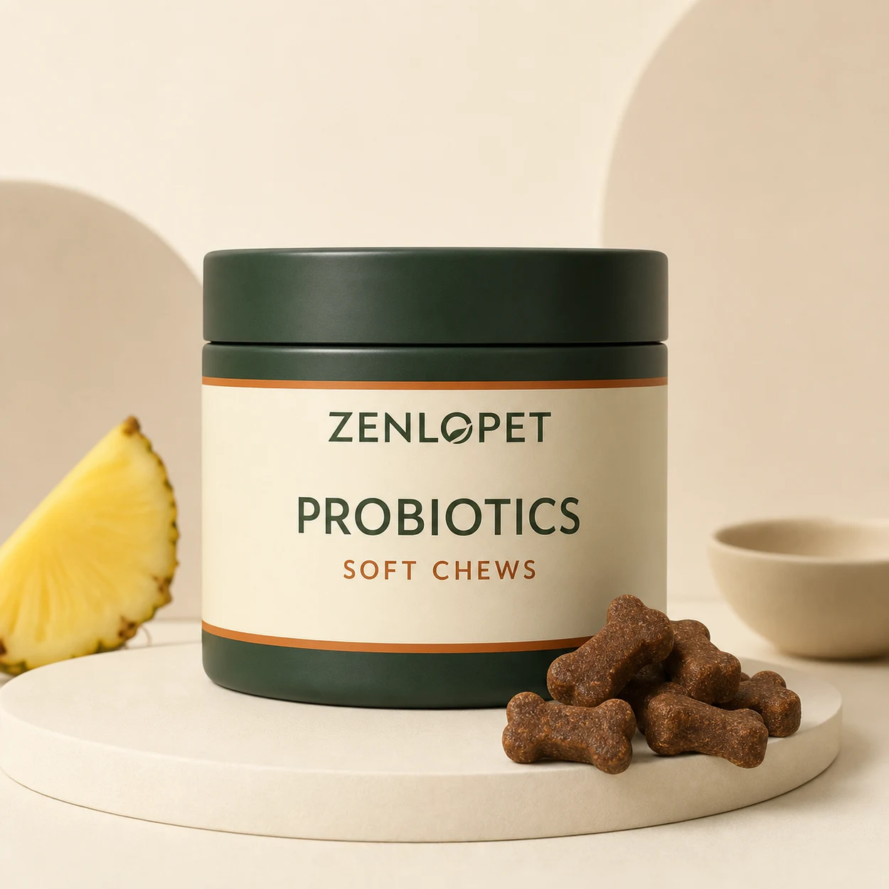 Probiotics Soft Chew private label product concept
